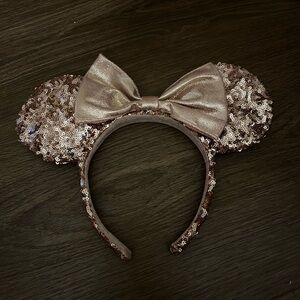 Rose Gold Mickey Ears Headband